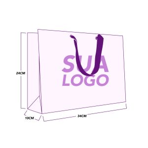 Sacola de Papel 34x24x10 H LxAxP